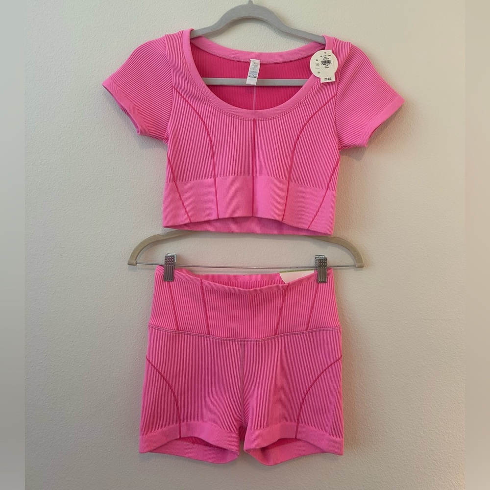 NWT Aerie Ribbed Workout Set